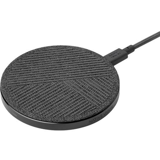 Беспроводное зарядное устройство NATIVE UNION Drop Wireless Charger Fabric Slate - цена, характеристики, отзывы, рассрочка, фото 2