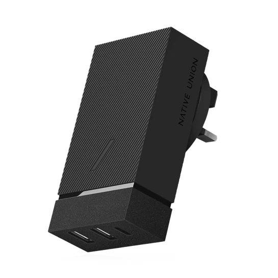 Мережевий зарядний пристрій NATIVE UNION Smart Hub PD 45W Slate - ціна, характеристики, відгуки, розстрочка, фото 3