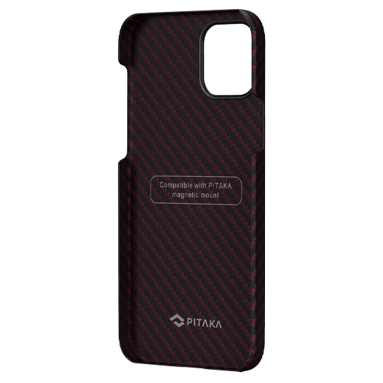 Чехол Pitaka MagEZ Twill Case for iPhone 12 Pro Max Black/Red - цена, характеристики, отзывы, рассрочка, фото 2