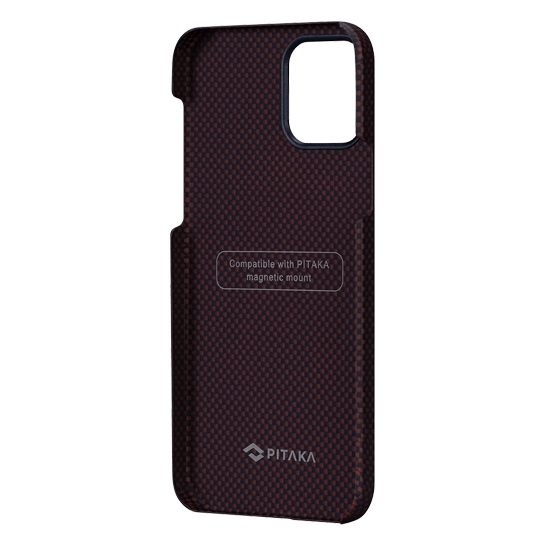 Чохол Pitaka MagEZ Plain Case for iPhone 12 Black/Red - ціна, характеристики, відгуки, розстрочка, фото 2