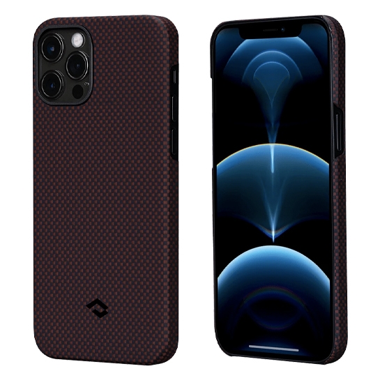 Чехол Pitaka MagEZ Plain Case for iPhone 12 Pro Black/Red - цена, характеристики, отзывы, рассрочка, фото 1