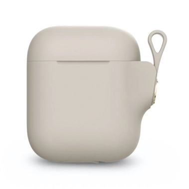 Чехол Moshi Pebbo Case for AirPods Savanna Beige - цена, характеристики, отзывы, рассрочка, фото 1