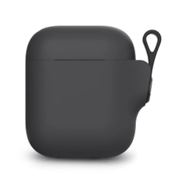 Чехол Moshi Pebbo Case for AirPods Shadow Black - цена, характеристики, отзывы, рассрочка, фото 1