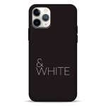 Чехол Pump Silicone Minimalistic Case for iPhone 11 Pro Black&White #