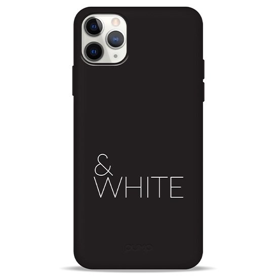 Чохол Pump Silicone Minimalistic Case for iPhone 11 Pro Max Black&White # - ціна, характеристики, відгуки, розстрочка, фото 1