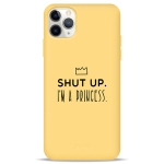 Чохол Pump Silicone Minimalistic Case for iPhone 11 Pro Max I'm a Princess #