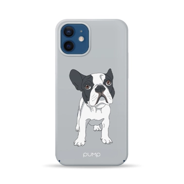 Чохол Pump Tender Touch Case for iPhone 12 mini Bulldog on Gray # - цена, характеристики, отзывы, рассрочка, фото 1