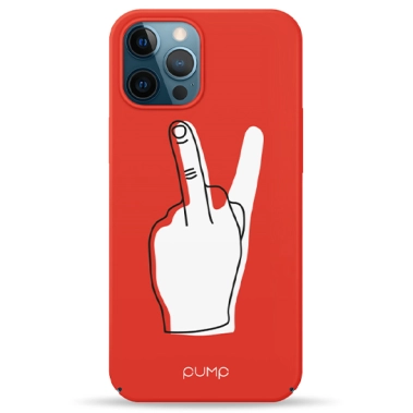 Чехол Pump Tender Touch Case for iPhone 12 Pro Max V for Middle Finger # - цена, характеристики, отзывы, рассрочка, фото 1