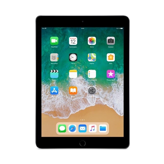 Б/У Планшет Apple iPad 9.7 128Gb Wi-Fi Space Gray (2018) (Идеальное) - цена, характеристики, отзывы, рассрочка, фото 2