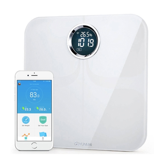 Электронные весы YUNMAI Premium Smart Scale White - цена, характеристики, отзывы, рассрочка, фото 2