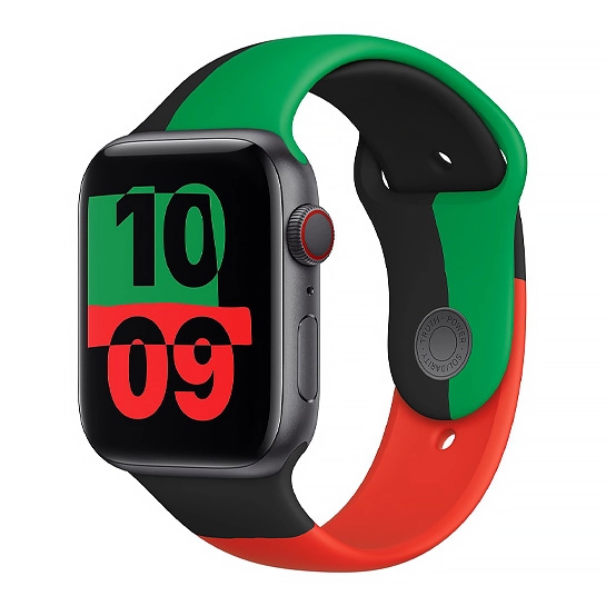 Смарт-часы Apple Watch Series 6 + LTE 44mm Black Unity Aluminum Case with Black Unity Sport Band