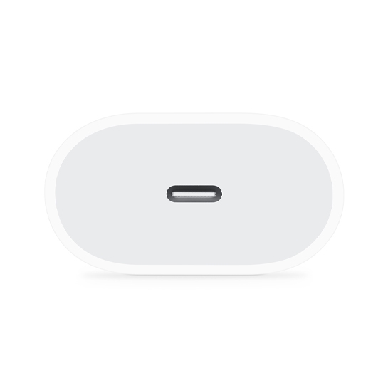 Комплект швидкої зарядки для iPhone (Apple 20W USB-C Power Adapter + Apple Lightning to USB-C Cable 1m) - ціна, характеристики, відгуки, розстрочка, фото 4