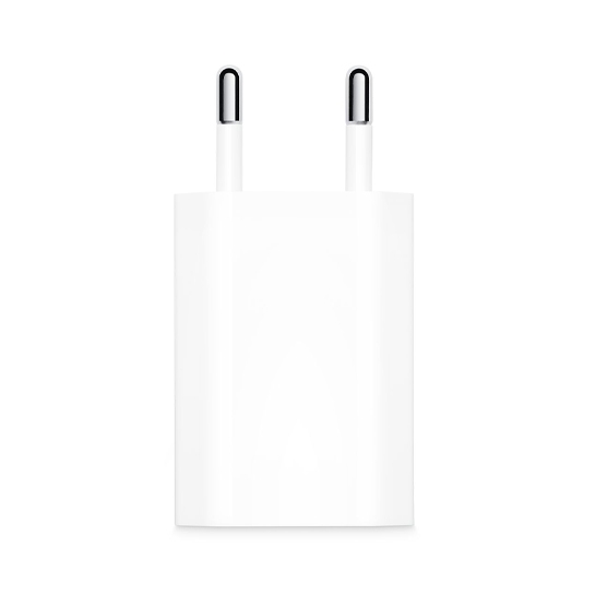 Комплект зарядки для iPhone (Apple 5W USB Power Adapter + Apple Lightning to USB Cable 1m) - ціна, характеристики, відгуки, розстрочка, фото 2