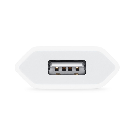 Комплект зарядки для iPhone (Apple 5W USB Power Adapter + Apple Lightning to USB Cable 1m) - ціна, характеристики, відгуки, розстрочка, фото 3