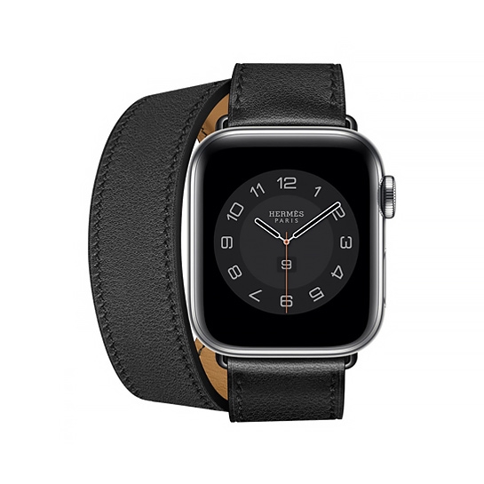 Смарт-годинник Apple Watch Hermes Series 6 + LTE 40mm Silver Stainless Steel Case with Noir Double Tour - ціна, характеристики, відгуки, розстрочка, фото 2