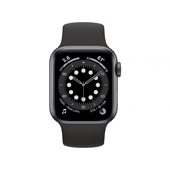 Смарт-часы Apple Watch Series 6 40mm Space Gray Aluminiuml Case with Black Solo Loop - цена, характеристики, отзывы, рассрочка, фото 2