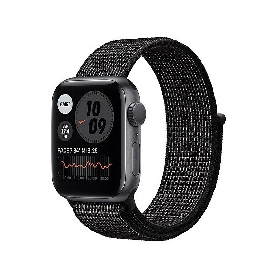 Смарт-годинник Apple Watch Series 6 Nike+ 40mm Space Gray Aluminiuml Case with Black Nike Sport Loop - ціна, характеристики, відгуки, розстрочка, фото 1