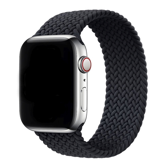 Ремінець Apple Watch Braided Solo Loop 42mm/44mm Charcoal - Size 6 - ціна, характеристики, відгуки, розстрочка, фото 1