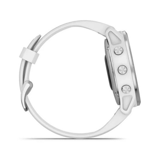 Спортивний годинник Garmin Fenix 6S Silver with White Band - ціна, характеристики, відгуки, розстрочка, фото 4