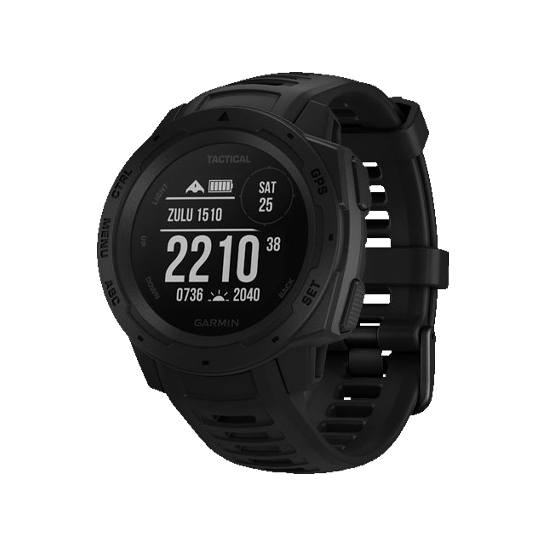 Спортивний годинник Garmin Instinct Solar Tactical Black - ціна, характеристики, відгуки, розстрочка, фото 1