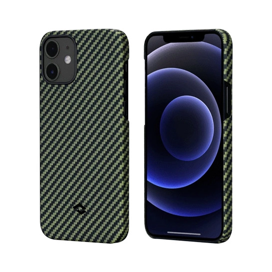 Чехол Pitaka MagEZ Twill Case for iPhone 12 Mini Black/Yellow