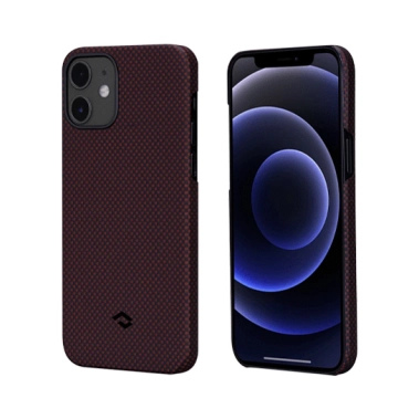 Чехол Pitaka MagEZ Plain Case for iPhone 12 Mini Black/Red - цена, характеристики, отзывы, рассрочка, фото 1