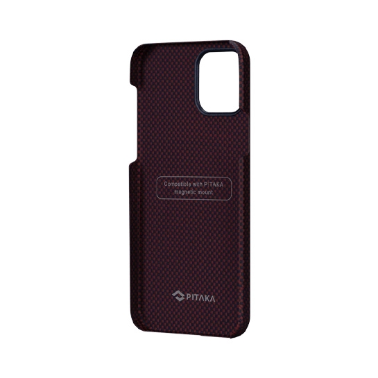 Чехол Pitaka MagEZ Plain Case for iPhone 12 Mini Black/Red - цена, характеристики, отзывы, рассрочка, фото 2