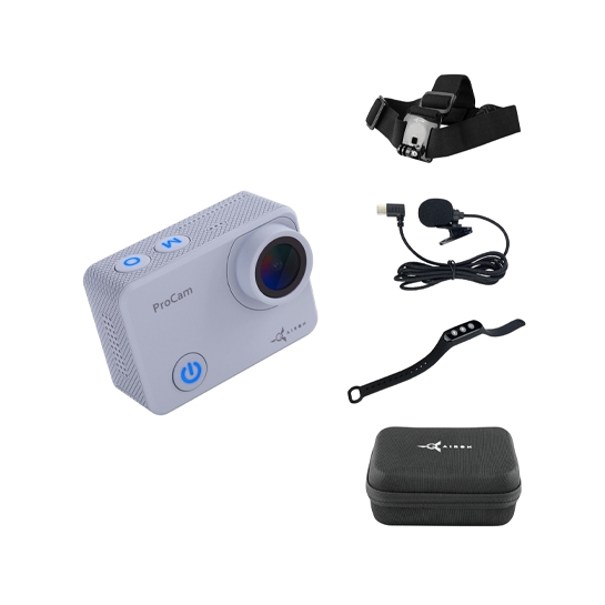 Набір блогера 8 в 1: екшн-камера Airon ProCam 7 Touch з аксесуарами - цена, характеристики, отзывы, рассрочка, фото 1