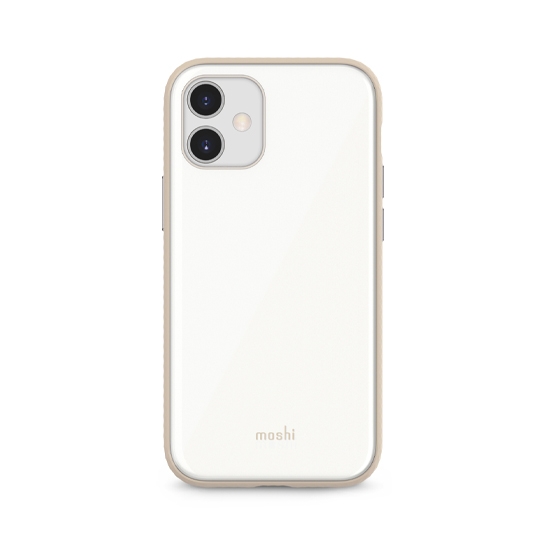 Чохол Moshi iGlaze Slim Hardshell Case Pearl White for iPhone 12 mini - ціна, характеристики, відгуки, розстрочка, фото 1