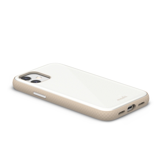 Чехол Moshi iGlaze Slim Hardshell Case Pearl White for iPhone 12 mini - цена, характеристики, отзывы, рассрочка, фото 3