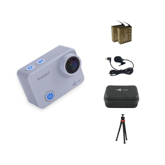 Набір блогера 12 в 1: екшн-камера Airon ProCam 7 Touch з аксесуарами - ціна, характеристики, відгуки, розстрочка, фото 1