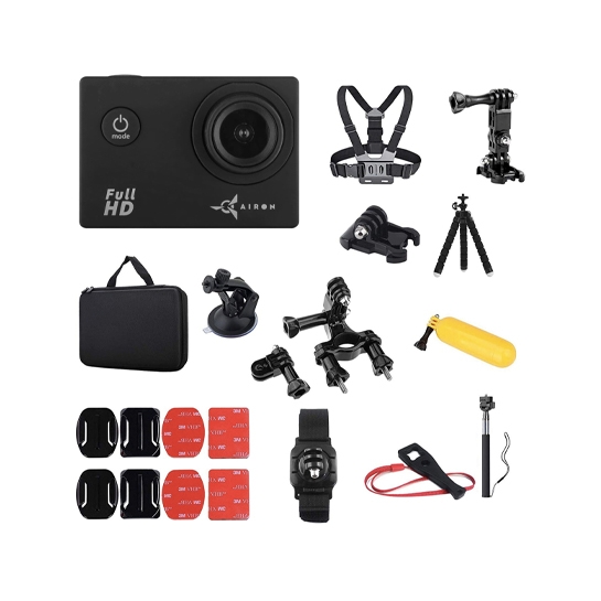 Набор блогера 30 в 1: экшн-камера Airon Simple Full HD с аксессуарами - цена, характеристики, отзывы, рассрочка, фото 2