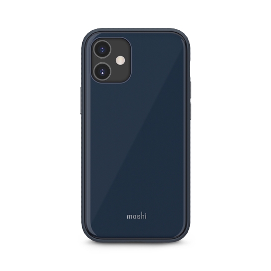 Чохол Moshi iGlaze Slim Hardshell Case Slate Blue for iPhone 12 mini - цена, характеристики, отзывы, рассрочка, фото 1