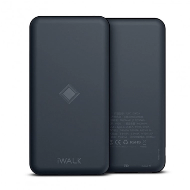 Беспроводной внешний аккумулятор iWALK Chic Air 10000mAh Blue - цена, характеристики, отзывы, рассрочка, фото 1