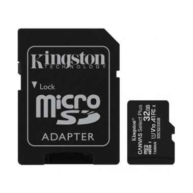 Карта пам'яті Kingston microSDHC 32 Gb Class 10  +  adapter (SDCS2/32GB) - цена, характеристики, отзывы, рассрочка, фото 1