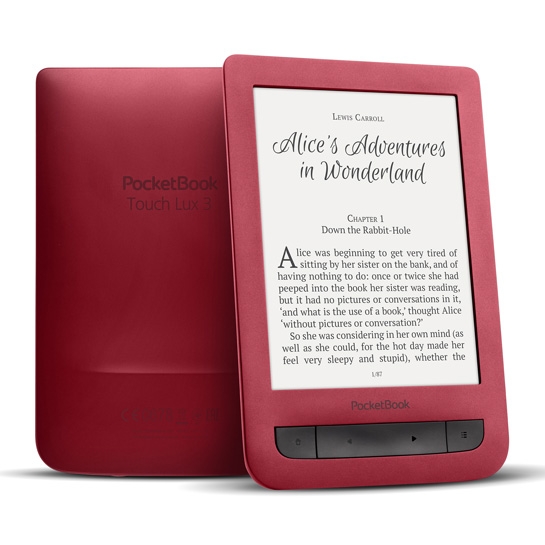 Електронна книга PocketBook Touch Lux 3 Red - ціна, характеристики, відгуки, розстрочка, фото 4