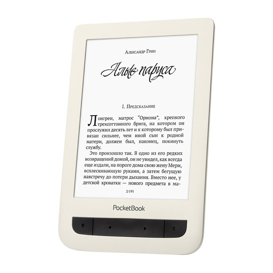 Електронна книга PocketBook 625 Basic Touch 2 Biege - ціна, характеристики, відгуки, розстрочка, фото 2