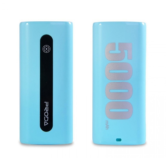 Внешний аккумулятор Remax Proda Design Power Box E5 5000 mAh Blue * - цена, характеристики, отзывы, рассрочка, фото 1