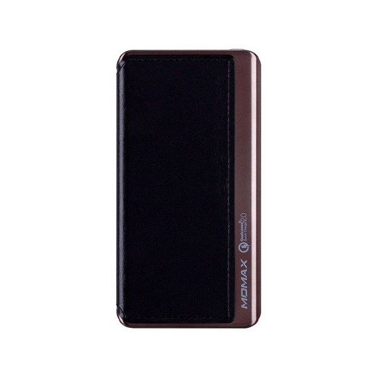 Зовнішній акумулятор Momax iPower Elite+ Power Bank 8000 mAh Leather Black * - ціна, характеристики, відгуки, розстрочка, фото 1