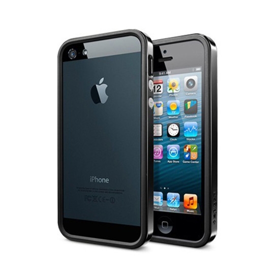 Чохол SGP Case Neo Hybrid EX Slim Vivid Series Soul Black for iPhone 5/5S * - ціна, характеристики, відгуки, розстрочка, фото 1