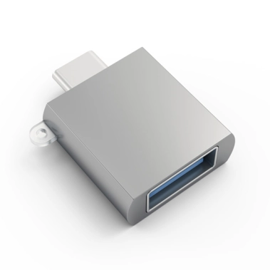 Переходник Satechi Type-C USB Adapter Space Gray - цена, характеристики, отзывы, рассрочка, фото 1