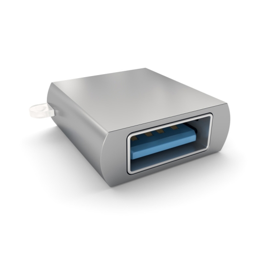 Переходник Satechi Type-C USB Adapter Space Gray - цена, характеристики, отзывы, рассрочка, фото 3