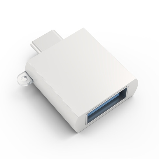 Перехідник Satechi Type-C USB Adapter Silver - ціна, характеристики, відгуки, розстрочка, фото 1