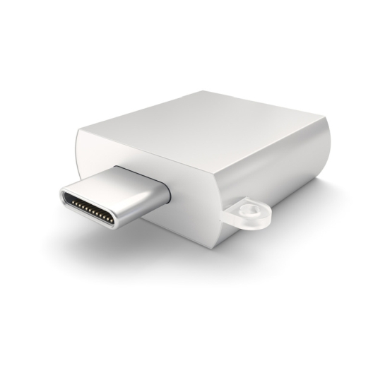 Перехідник Satechi Type-C USB Adapter Silver - ціна, характеристики, відгуки, розстрочка, фото 2