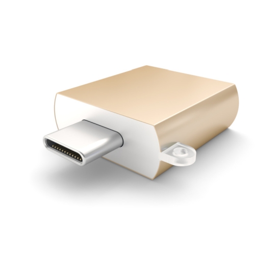 Переходник Satechi Type-C USB Adapter Gold - цена, характеристики, отзывы, рассрочка, фото 2