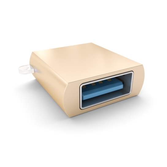 Перехідник Satechi Type-C USB Adapter Gold - ціна, характеристики, відгуки, розстрочка, фото 3