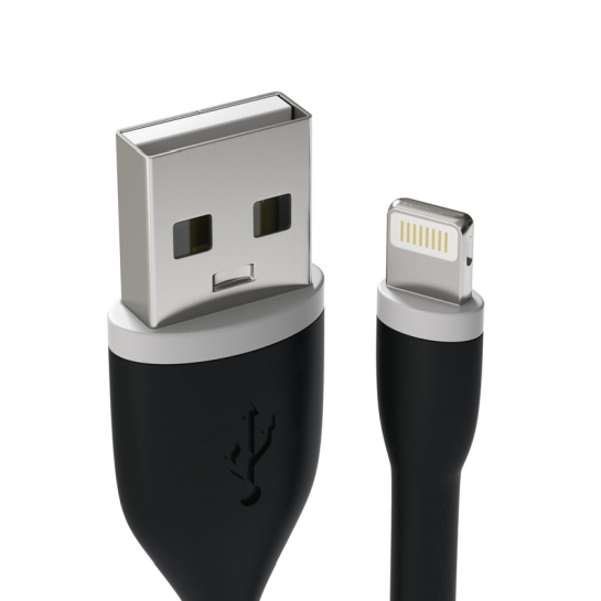 Кабель Satechi Flexible Charging Lightning Cable Black 6" (0.15 m) - цена, характеристики, отзывы, рассрочка, фото 2