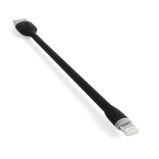Кабель Satechi Flexible Charging Lightning Cable Black 6" (0.15 m) - цена, характеристики, отзывы, рассрочка, фото 3
