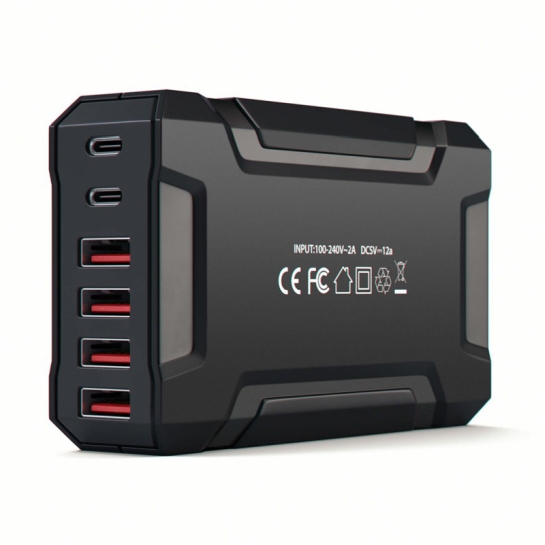 Сетевое зарядное устройство Satechi 60W Multi-Port USB Charging Station Black - цена, характеристики, отзывы, рассрочка, фото 3