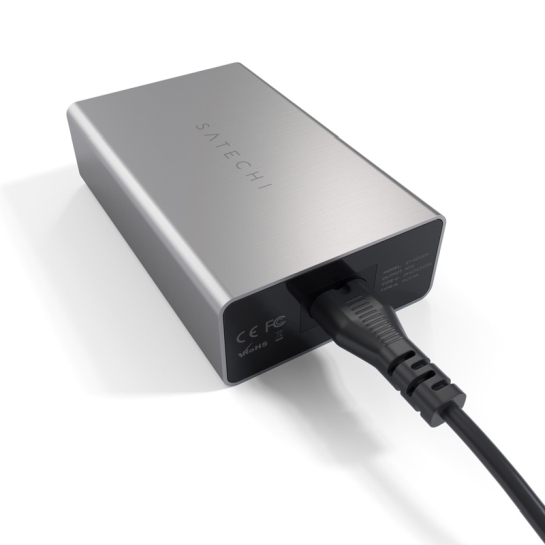Мережевий зарядний пристрій Satechi USB-C 40W Travel Charger Space Gray - ціна, характеристики, відгуки, розстрочка, фото 3
